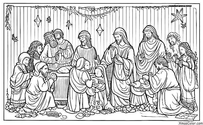 Navidad / Navidad tradicional: La escena de la natividad
