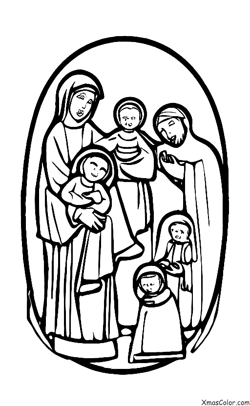 Navidad / Niño Jesús: María José y el niño Jesús