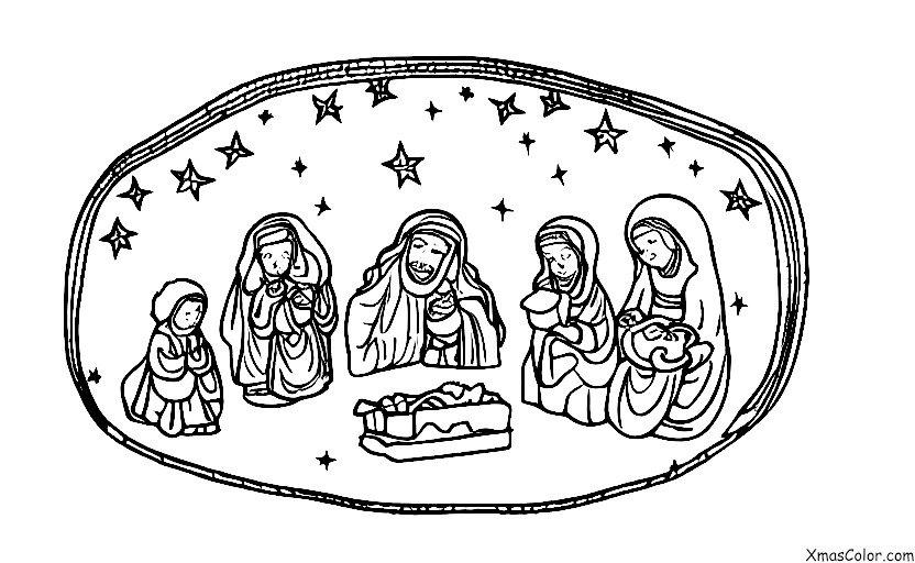 Navidad / Noche Santa: La escena de la natividad