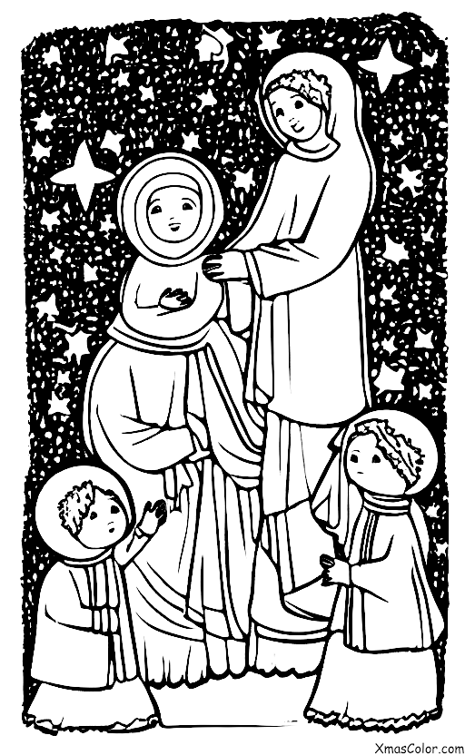 Navidad / Noche Santa: María y José