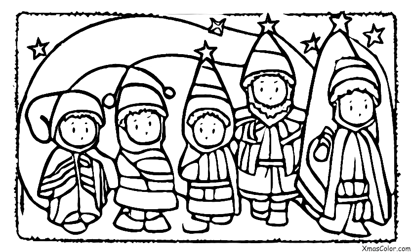 Navidad / Nosotros tres reyes: Los Tres Reyes siguiendo la Estrella