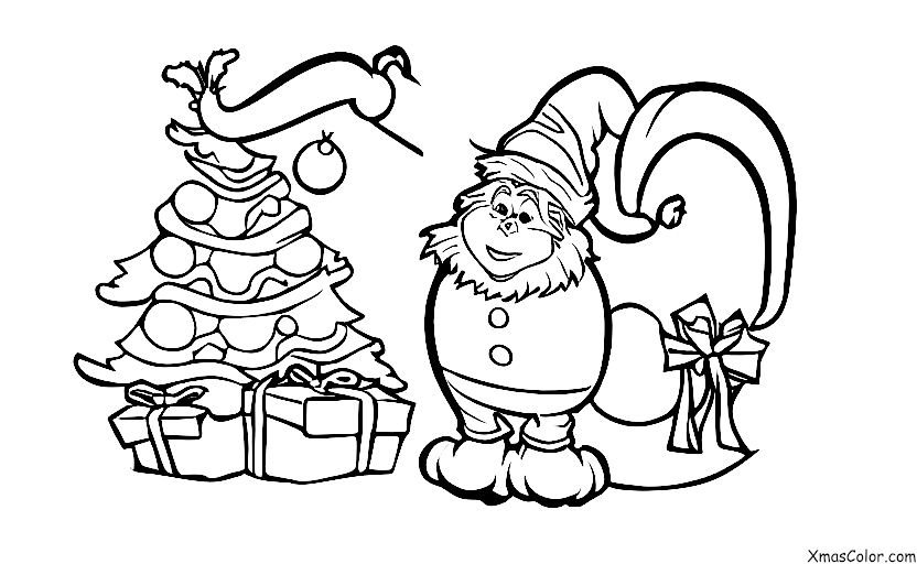 Navidad / Obras de Navidad: El Grinch robando la Navidad