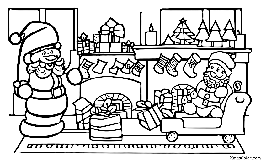 Navidad / Obras de Navidad: Una obra de Navidad sobre Santa Claus