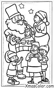Navidad / Papá Noel: Santa jugando al baloncesto