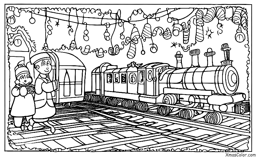 Navidad / Pasado, presente y futuro de Navidad: Una escena de El Expreso Polar