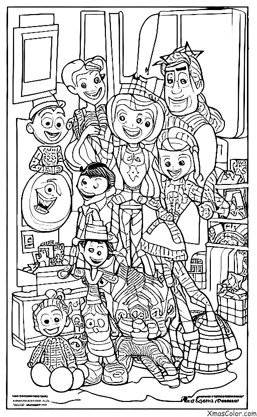 Navidad / Pixar Navidad: Los juguetes de Toy Story celebrando la Navidad