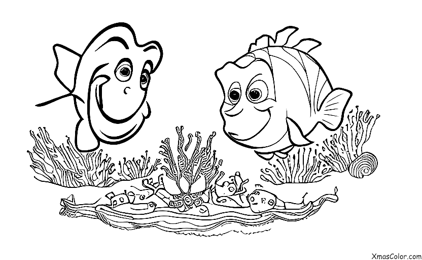 Navidad / Pixar Navidad: Nemo y Dory Bajo el Mar