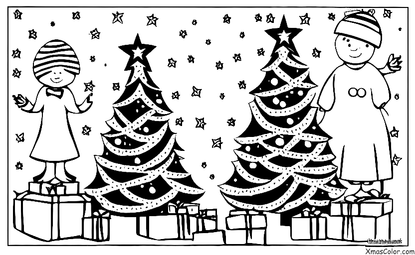 Navidad / Postre de Navidad: Árbol de pudding navideño