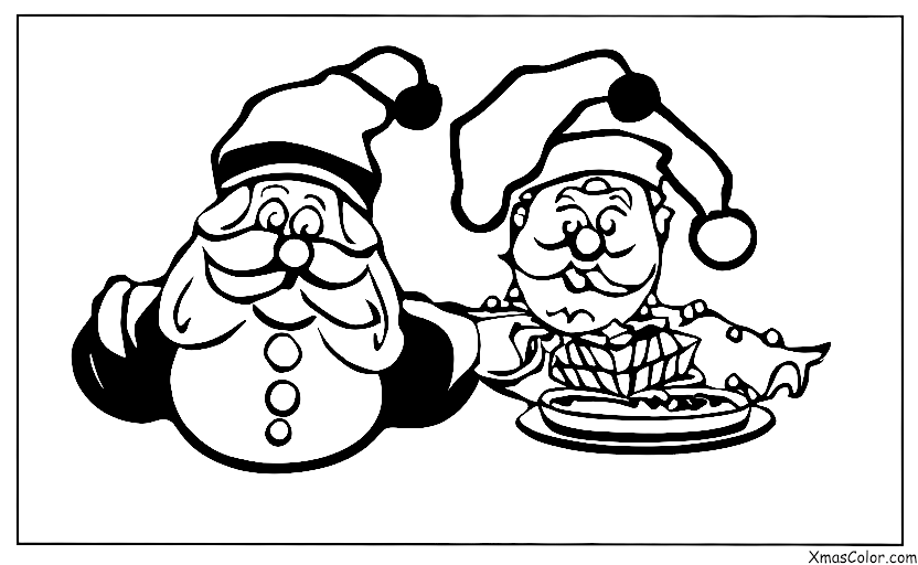 Navidad / Postre de Navidad: Budín de Navidad con Santa