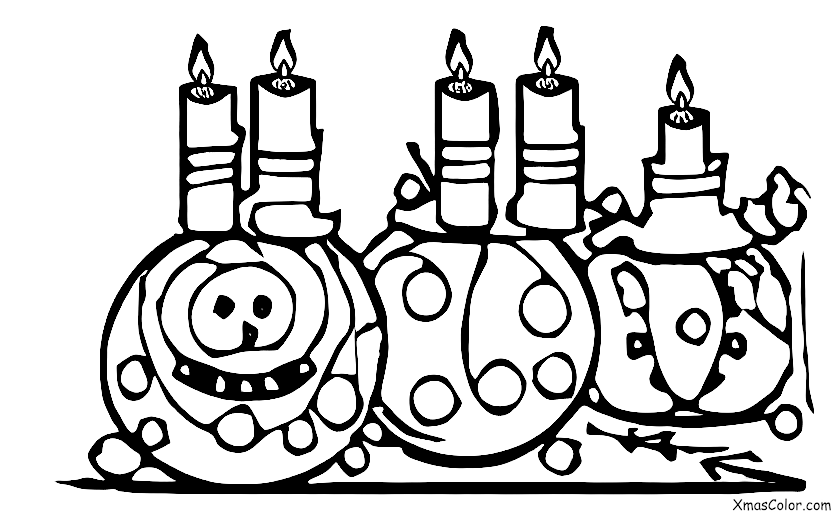 Navidad / Postre de Navidad: Pudin de Navidad con velas