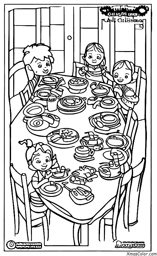 Navidad / Qué hacen las personas en Navidad: Una familia cocinando la cena de Navidad
