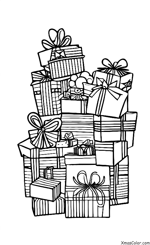 Navidad / Regalos de Navidad: Un montón de regalos