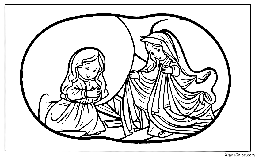 Navidad / Representaciones navideñas: El ángel Gabriel