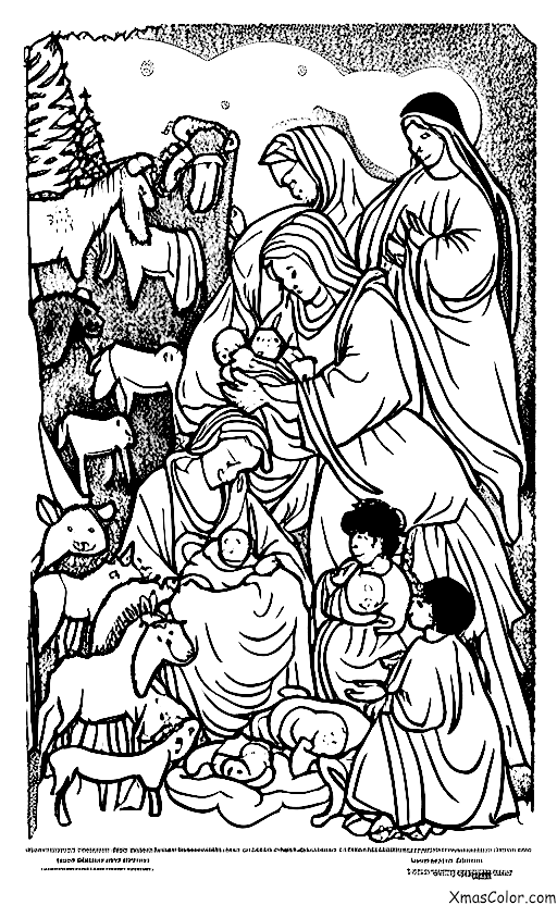 Navidad / Representaciones navideñas: El nacimiento de Jesús