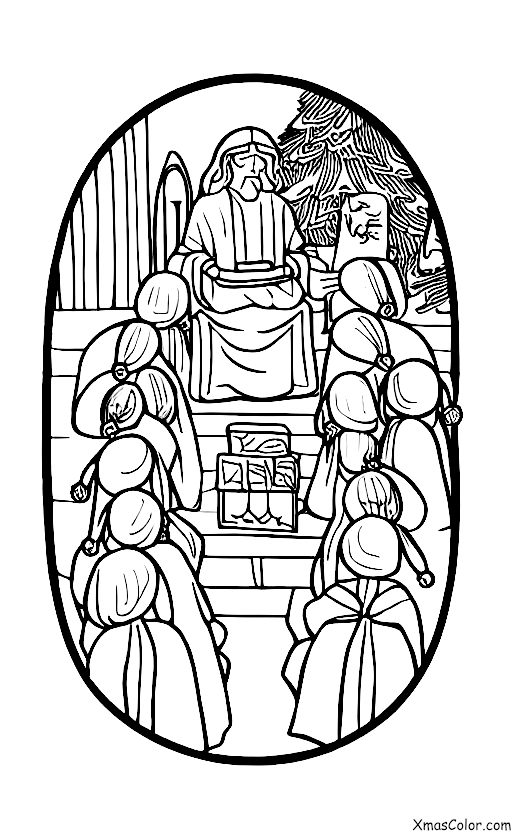 Navidad / Representaciones navideñas: Jesús en el templo