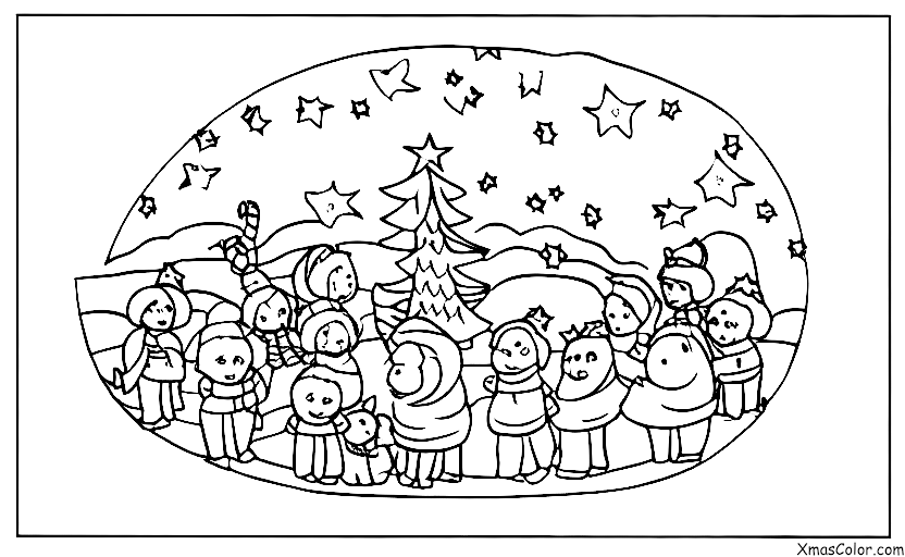 Navidad / Representaciones navideñas: Los pastores observan su rebaño