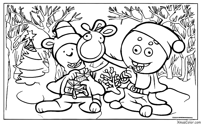 Navidad / Rudolf, el reno de nariz roja: Rudolph comiendo