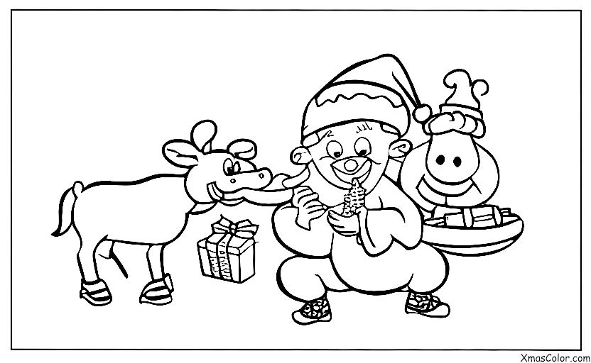 Navidad / Rudolfo: Rudolph come zanahoria