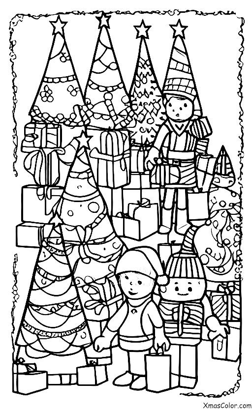 Navidad / Soldados de juguete: Los soldados de juguete guardan el árbol de Navidad