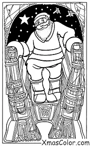 Navidad / Star Trek Navidad: Santa en el puente de la Enterprise