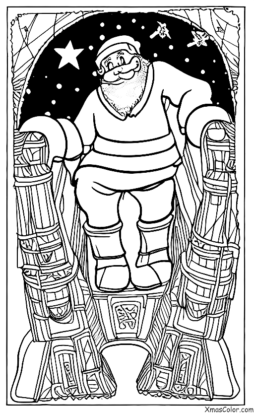 Navidad / Star Trek Navidad: Santa en el puente de la Enterprise