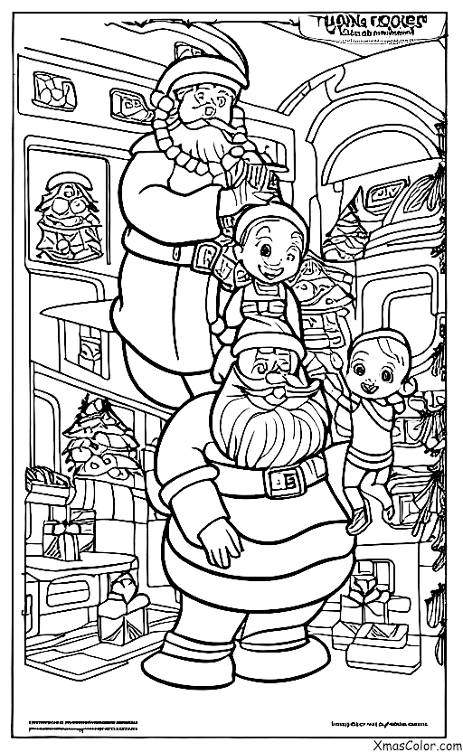Navidad / Star Trek Navidad: Santa en la sala de transporte