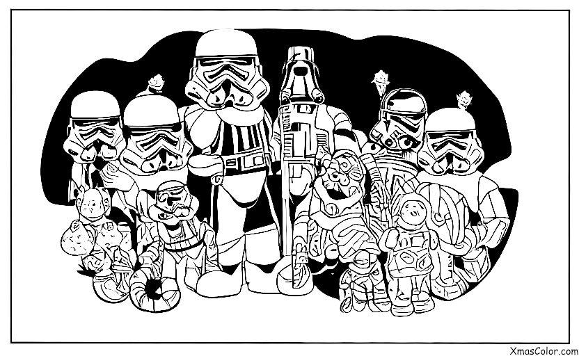 Navidad / Star Wars Navidad: Adornos de Navidad de Star Wars