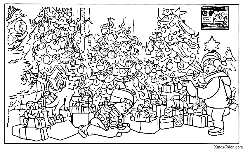 Navidad / Star Wars Navidad: Ewoks decoran un árbol de Navidad