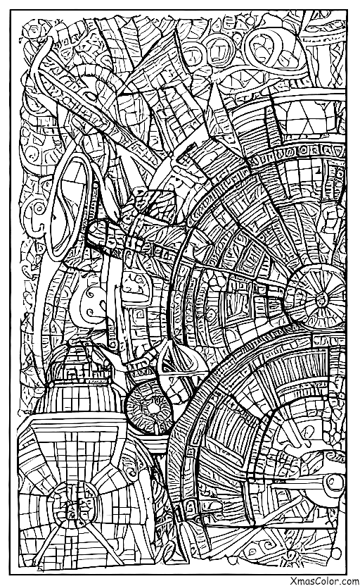 Navidad / Star Wars Navidad: Milenio Falcon hecho de luces