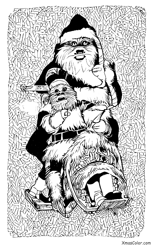 Navidad / Star Wars Navidad: Papá Noel Ewok