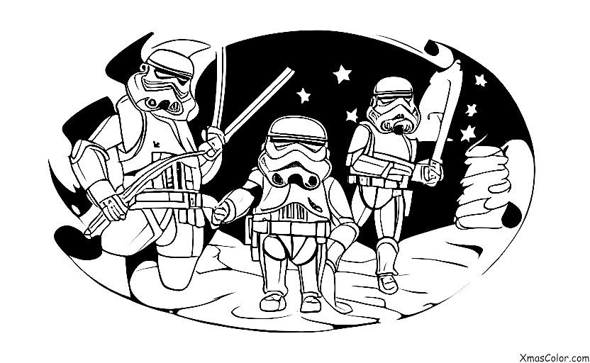 Navidad / Star Wars Navidad: Stormtrooper Santa