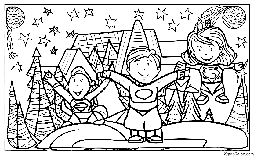 Navidad / Superhéroes de Navidad: Vuelo de Superman