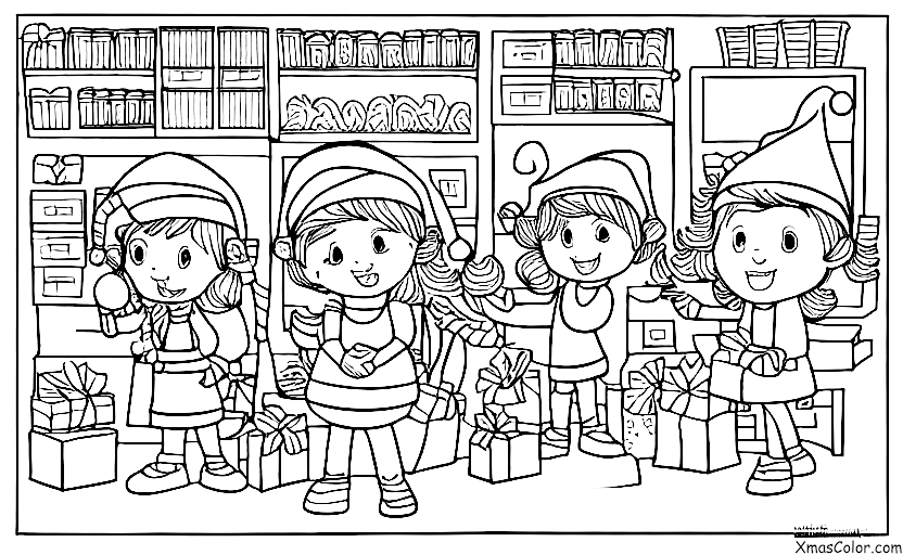 Navidad / Taller de Santa: El taller está limpio