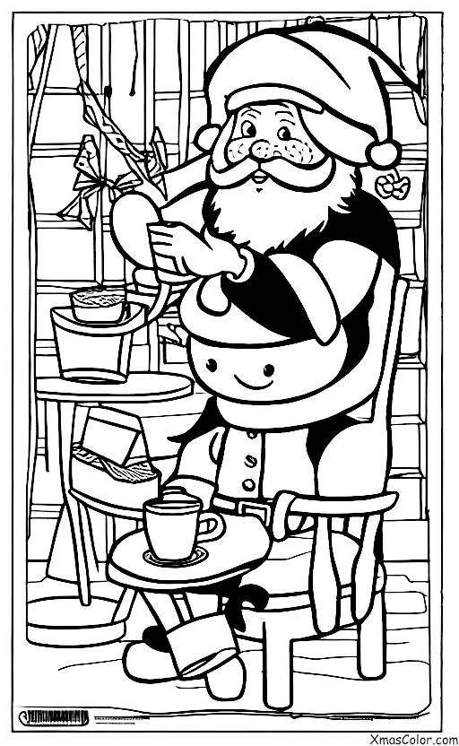 Navidad / Taller de Santa: Santa se toma un descanso