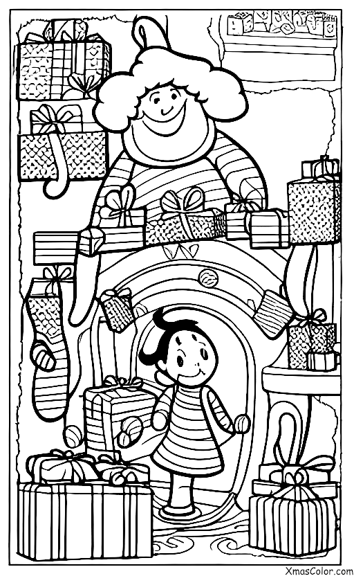 Navidad / Tradiciones en Navidad: Abrir regalos en la mañana de Navidad