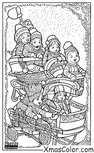 Navidad / Trineo: Paseos en tren por la nieve