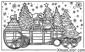 Navidad / Trineo: Trineo de Santa