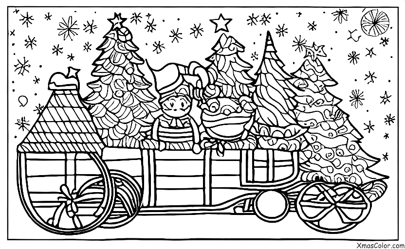 Navidad / Trineo: Trineo de Santa