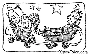 Navidad / Trineo: Trineo vacío