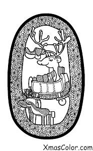Navidad / Trineo: Trono de Renos