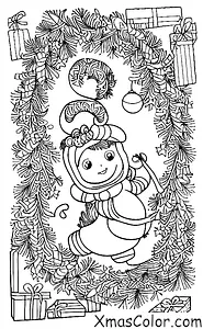 Navidad / Yule: Corona de Navidad