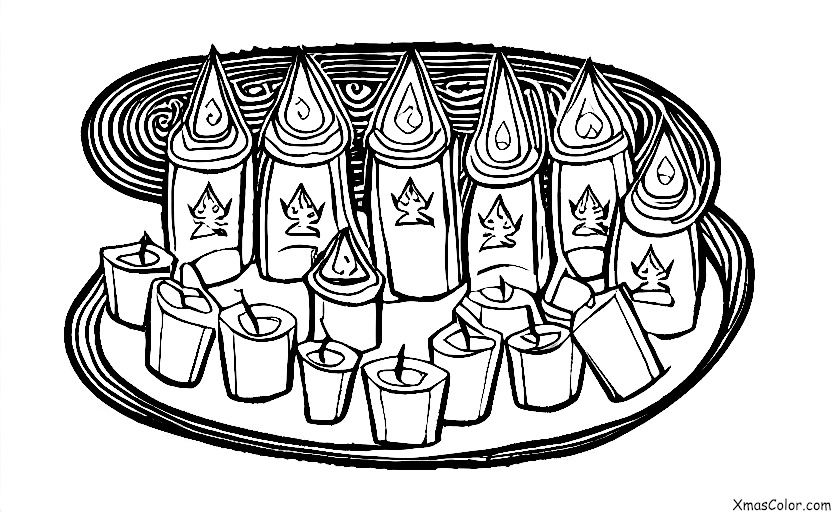 Navidad / Yule: Las velas de Navidad