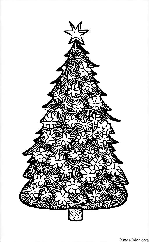 Navidad / Zumbador: abejas polinizando un árbol de Navidad