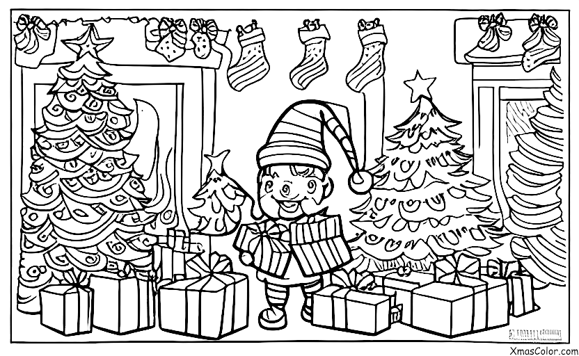 Navidad / Zumbador: Bumble entregando regalos