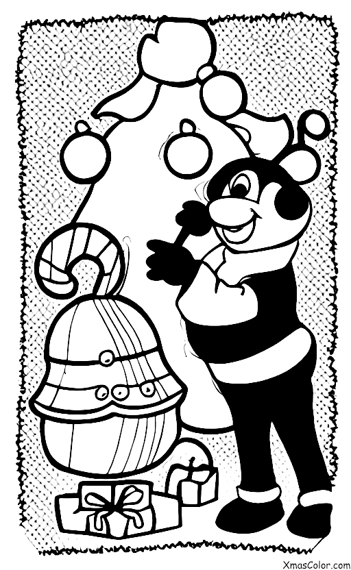 Navidad / Zumbador: La abeja murmuradora cantando villancicos de Navidad